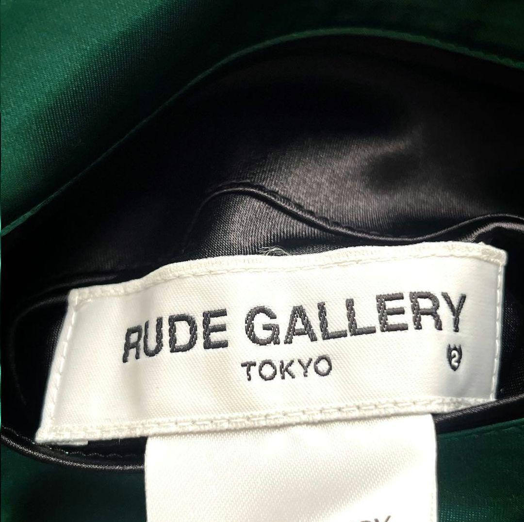 サテン　マルチカラー　女神　ルードギャラリー　リバーシブル　スカジャン　バイカー