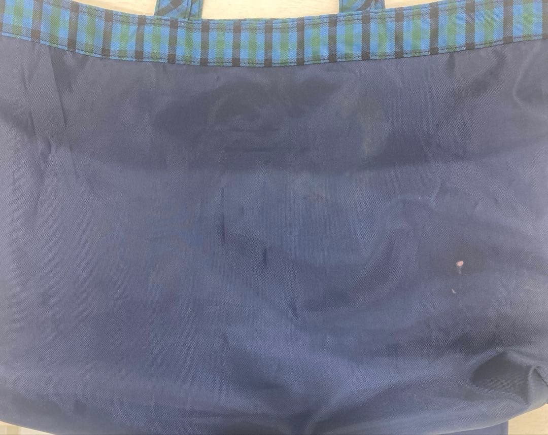 美品✨Familia ファミリア　レッスンバッグ　ナイロン　ブルー系　入園グッズ