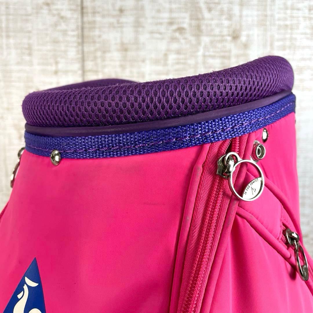 le coq sportif GOLF レディースキャディバッグ　ピンク　超軽量