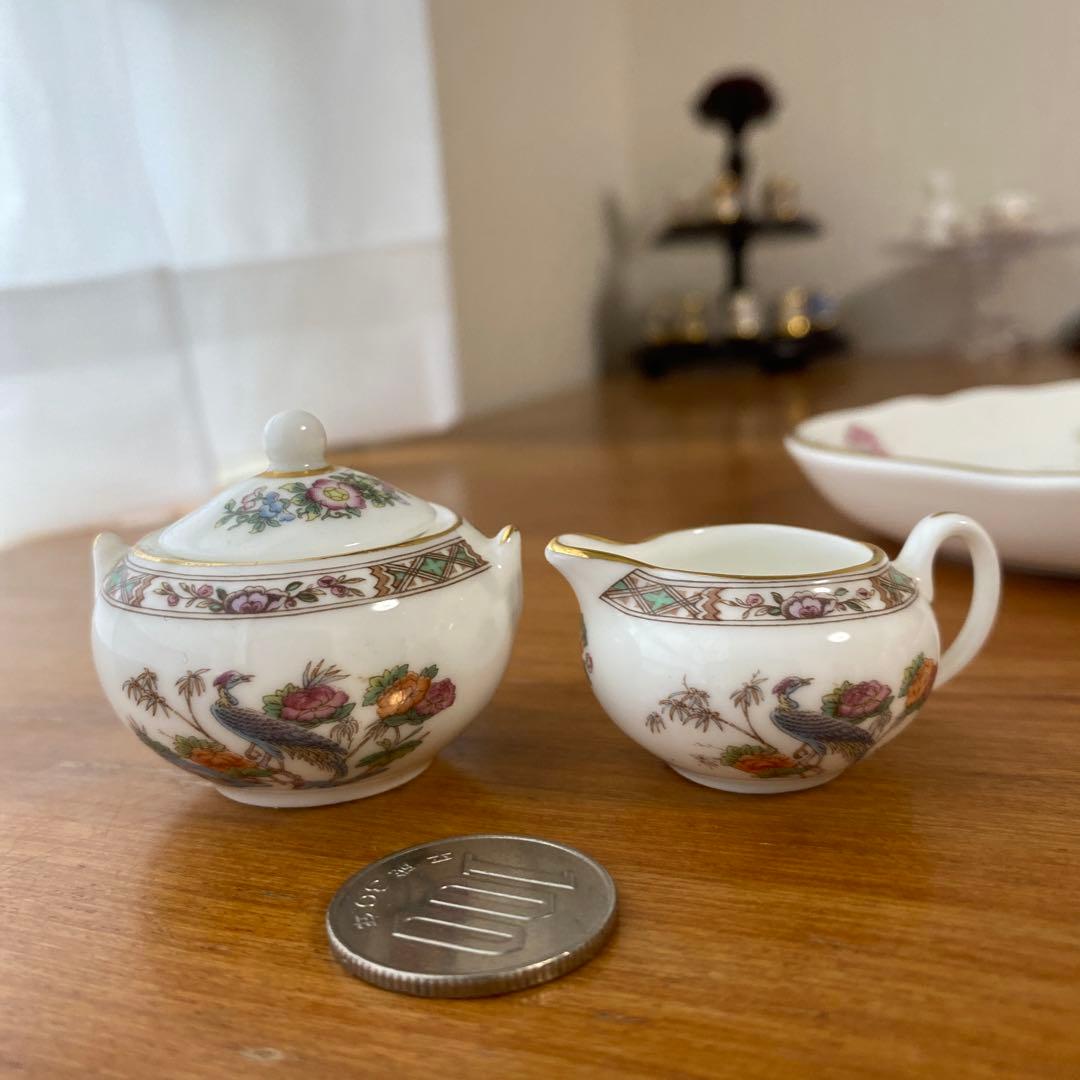 ウェッジウッド　クタニクレーン　ミニチュアセット　黒壺　14ピース