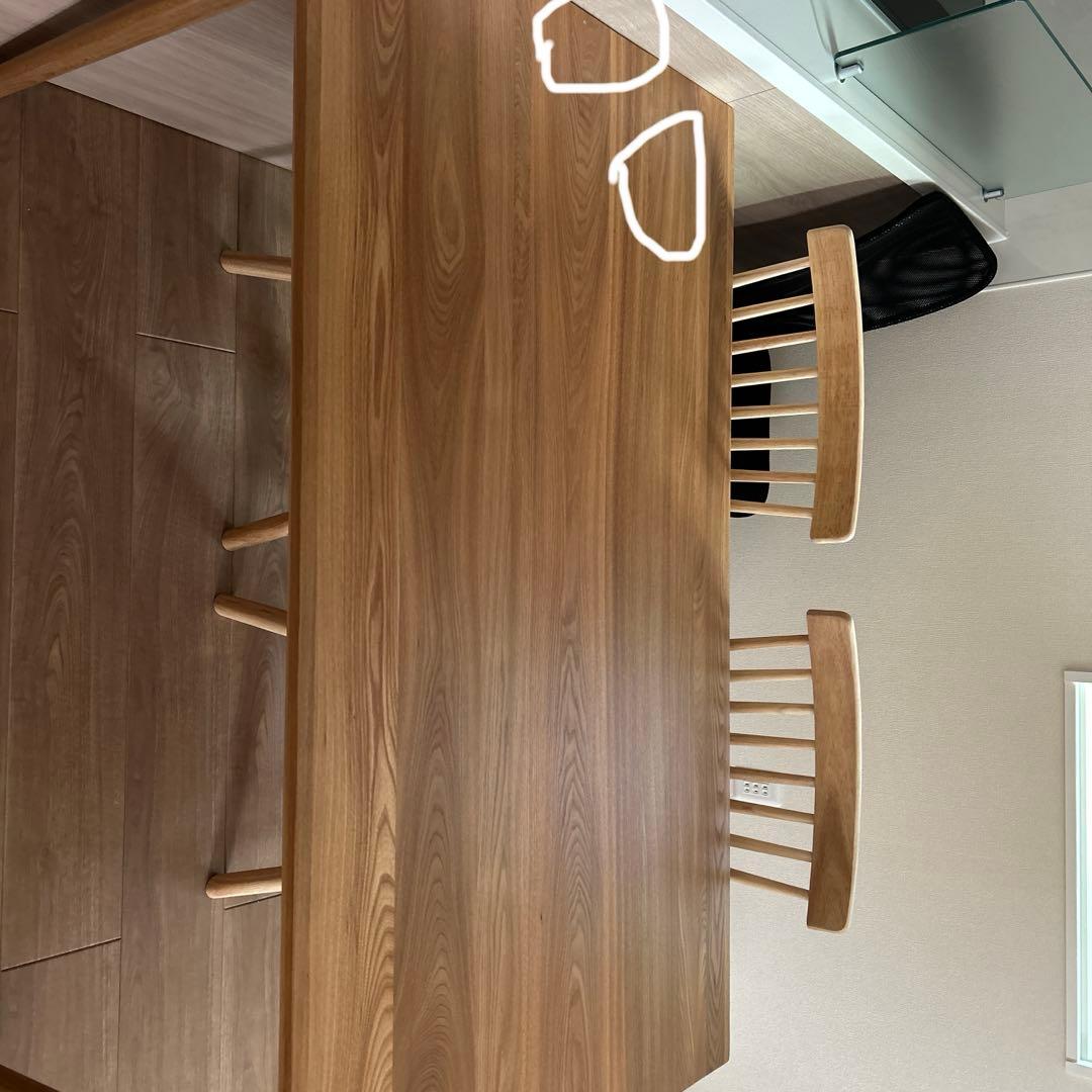 【天板のみ】ダイニングテーブル 天然木ダイニング『Duuce デュース』