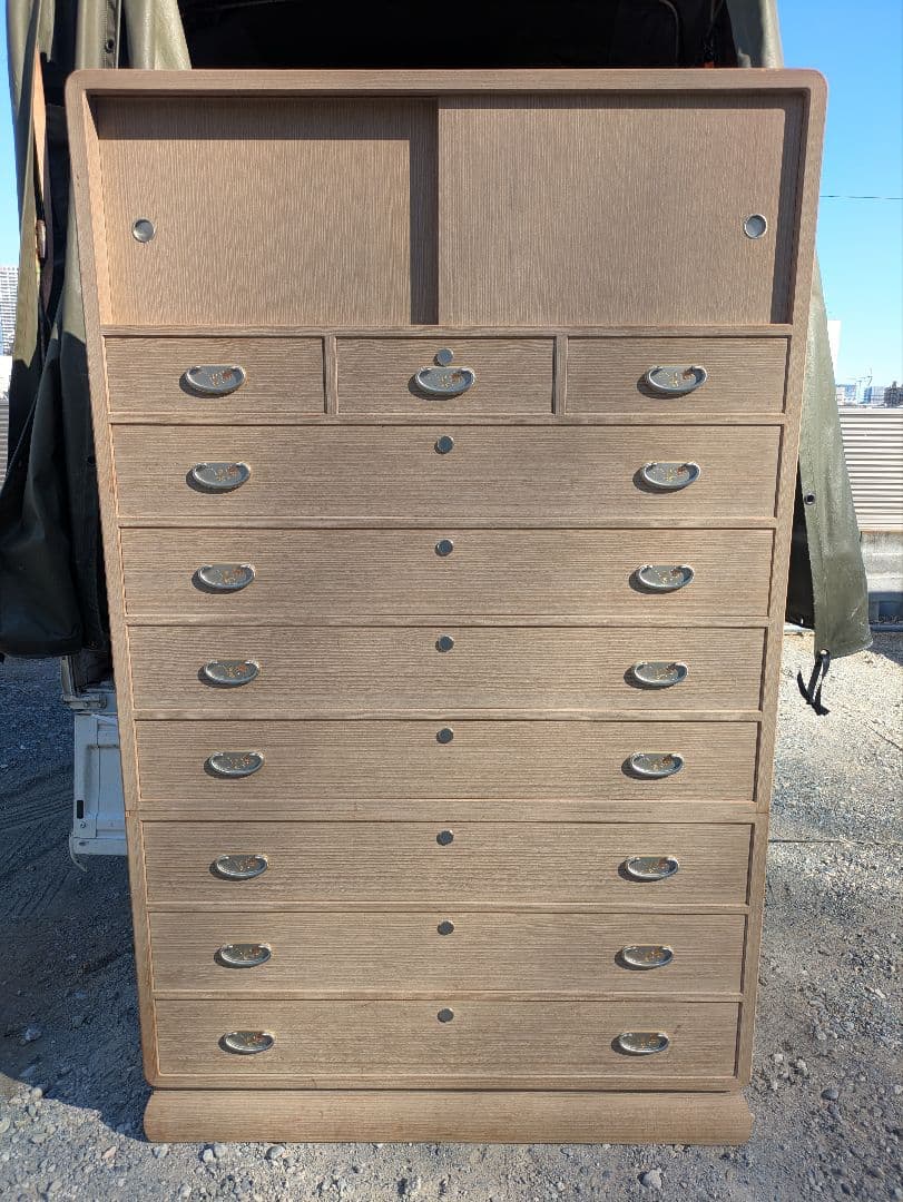 ★美品★最高級 加茂 桐箪笥 伝統工芸士 坂井昭兵作 チェスト たんす