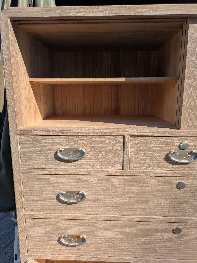 ★美品★最高級 加茂 桐箪笥 伝統工芸士 坂井昭兵作 チェスト たんす