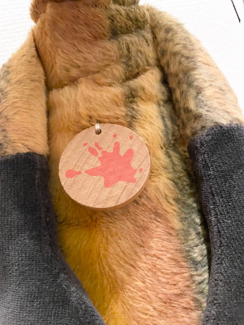 シギキッドsigikid 猫　ぬいぐるみ 茶×黒