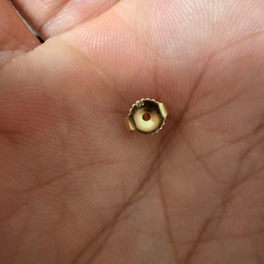 ま*ー様 Chrome Hearts クロスボールミニ ピアス 22金　インボイ