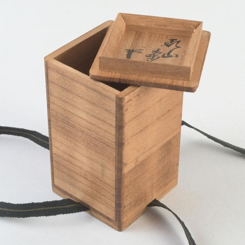 茶道具　尾形乾山　草文　茶入　仕覆付　裏千家八代　又玄斎極め箱　D 9466