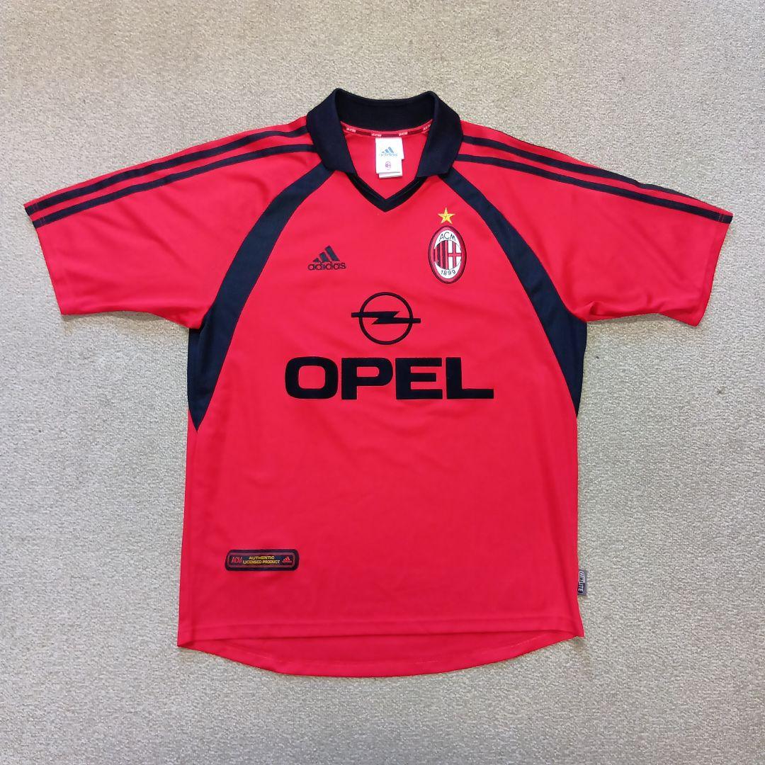 adidas ACミラン 01/02 3rdユニフォーム 赤