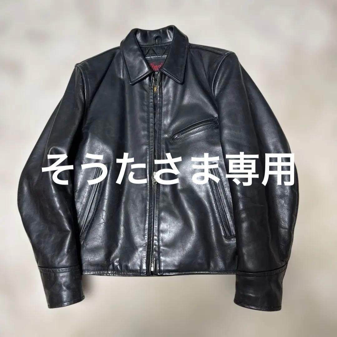 38inch インディアン モーターサイクル シングル ライダースジャケット