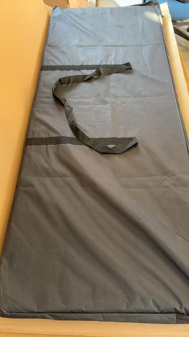 【中古】折り畳み 割れない鏡 ダンスミラー 60cmx2枚 銀 2番