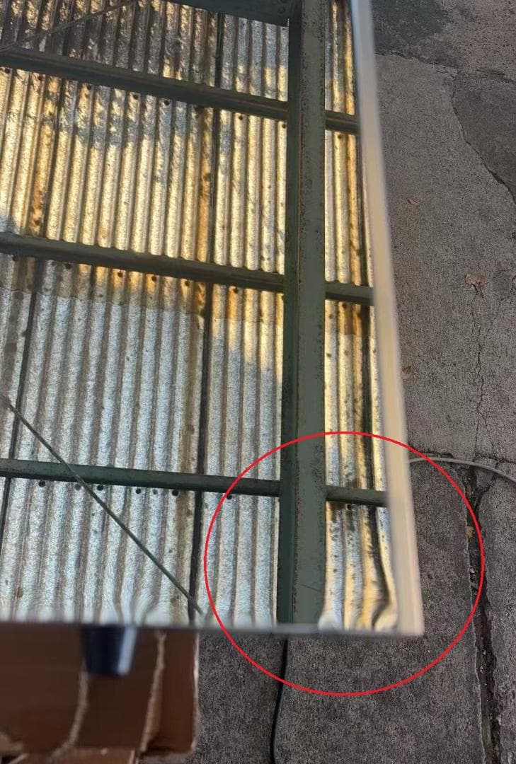 【中古】折り畳み 割れない鏡 ダンスミラー 60cmx2枚 銀 2番