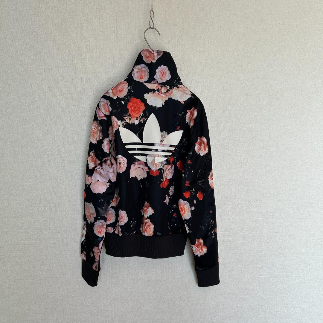 【専用】　RITA ORA着用 【adidas】 　トラックジャケット　薔薇花柄