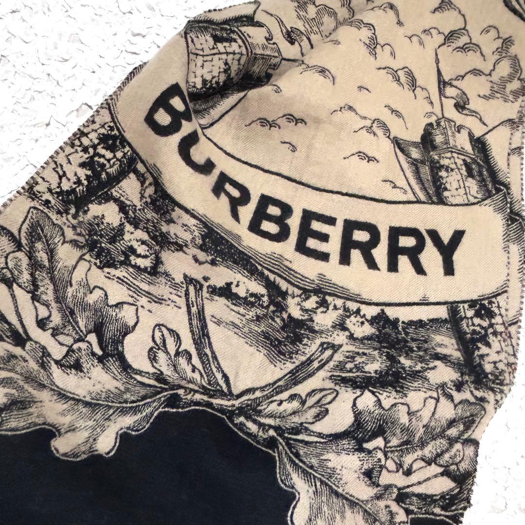 ピーナツさま　バーバリー BURBERRY リバーシブルEKD カシミアストール