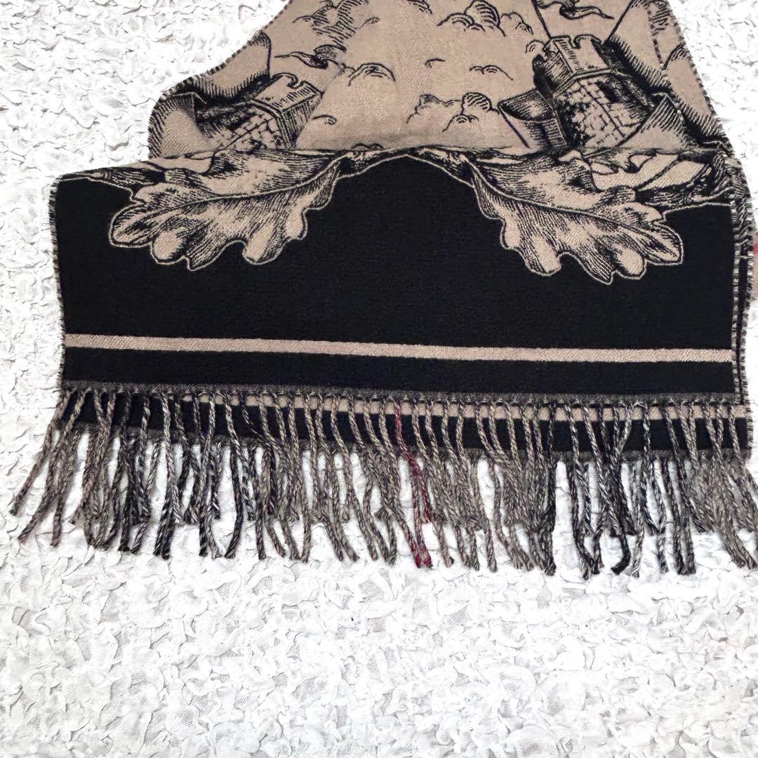 ピーナツさま　バーバリー BURBERRY リバーシブルEKD カシミアストール