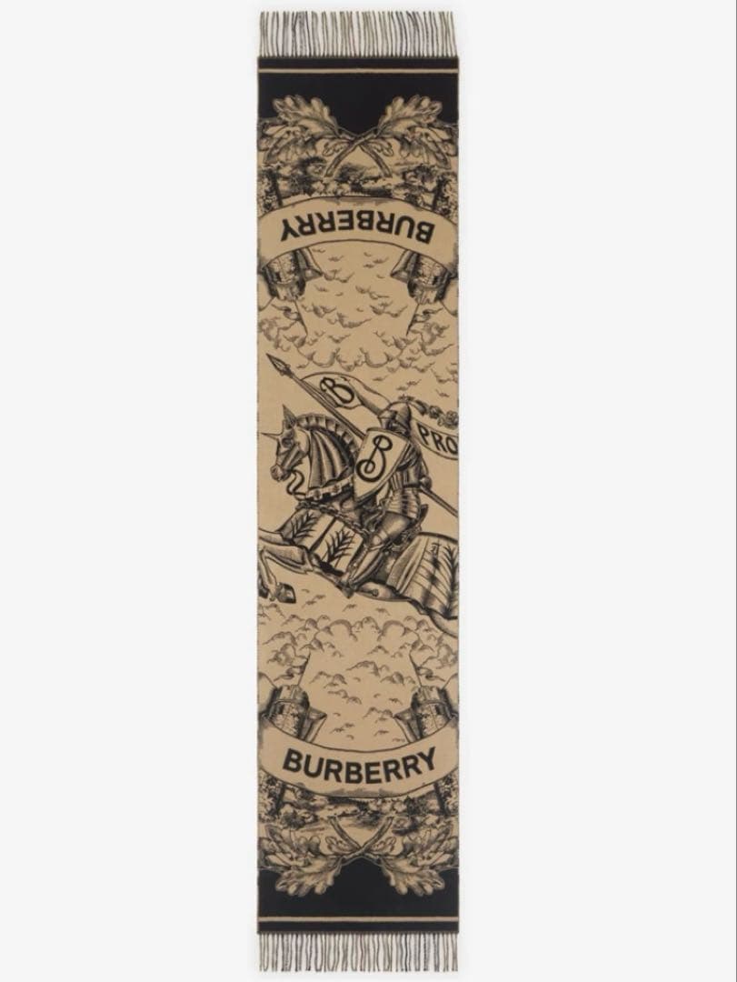 ピーナツさま　バーバリー BURBERRY リバーシブルEKD カシミアストール