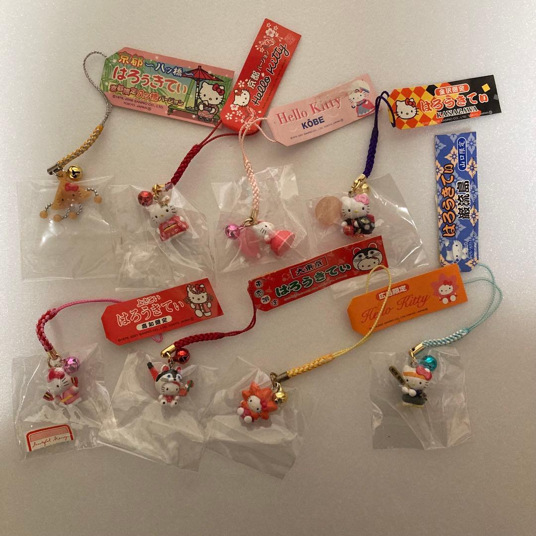 ハローキティ ご当地値付けストラップ おまとめ売り　41点