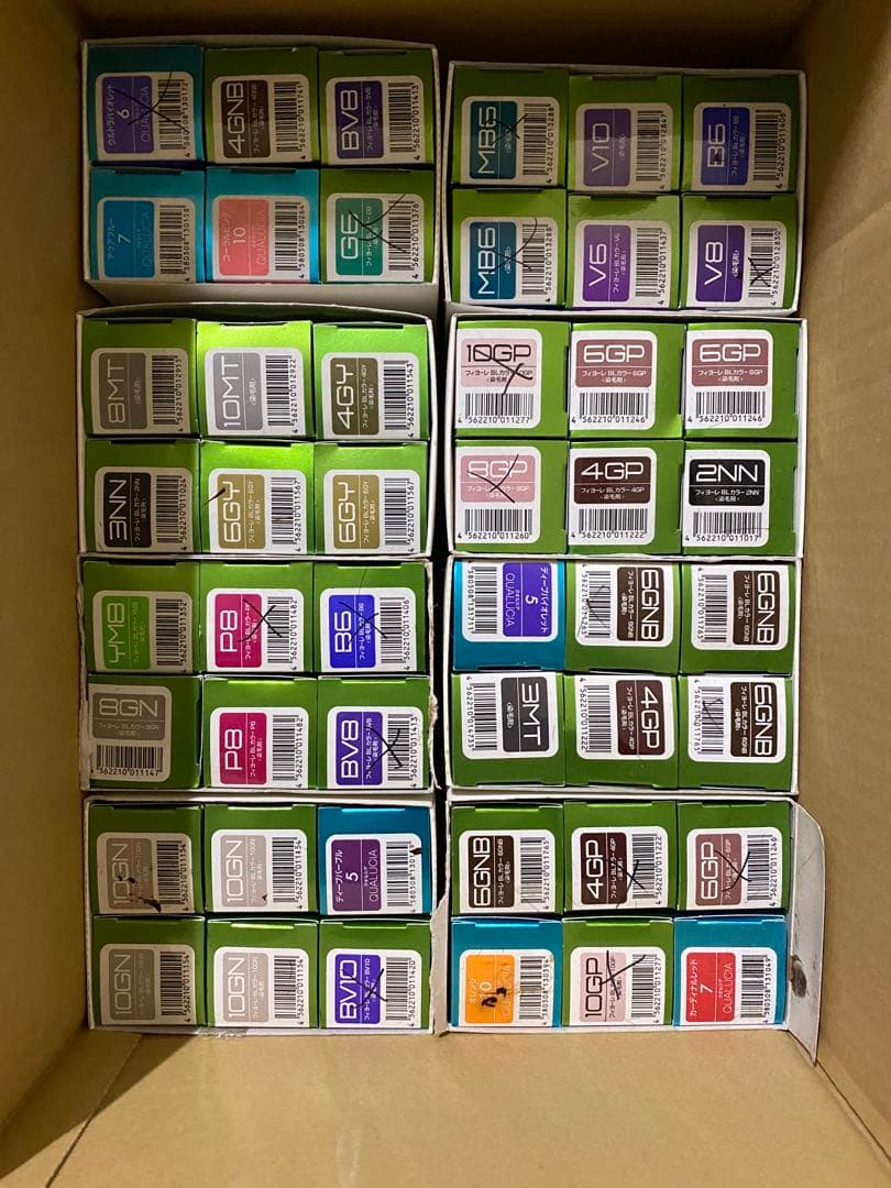 1本¥275フィオーレクオルシアBLカラーリング剤 70本セット 多色