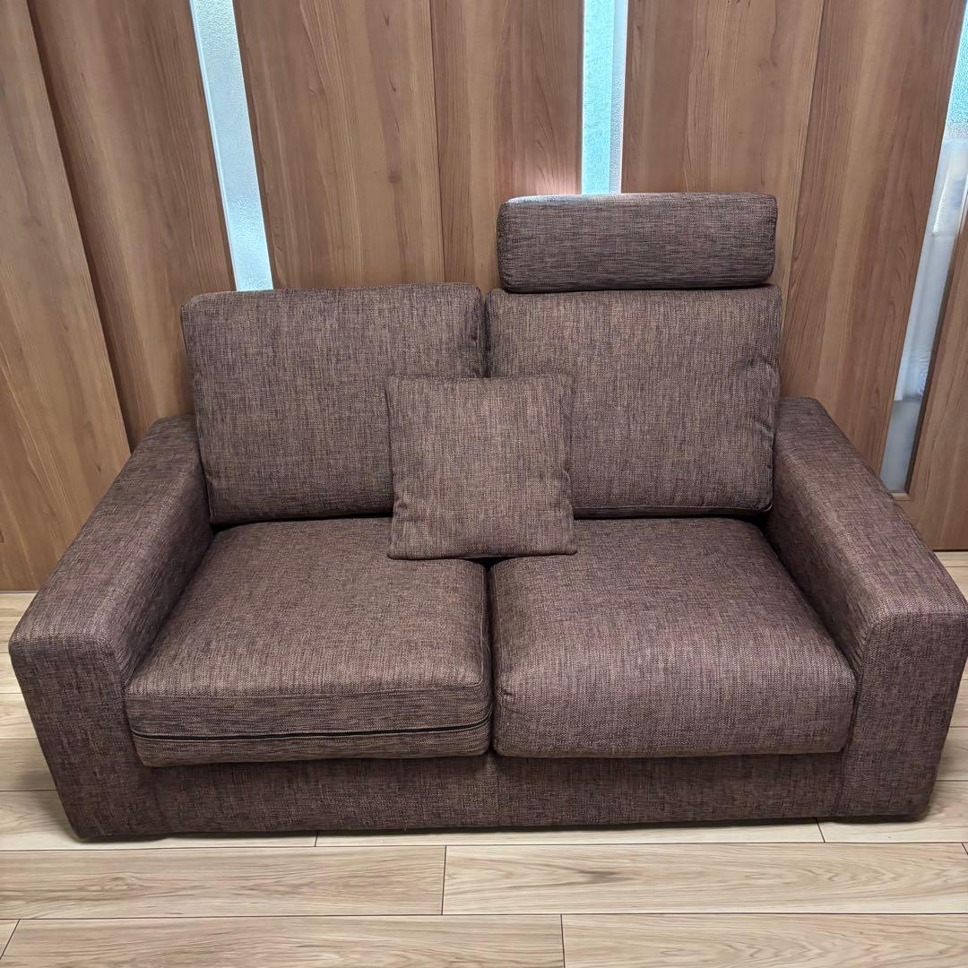 NITORI ニトリ 送料込 2人用 布張り ソファ Nポケット A1 2人掛け