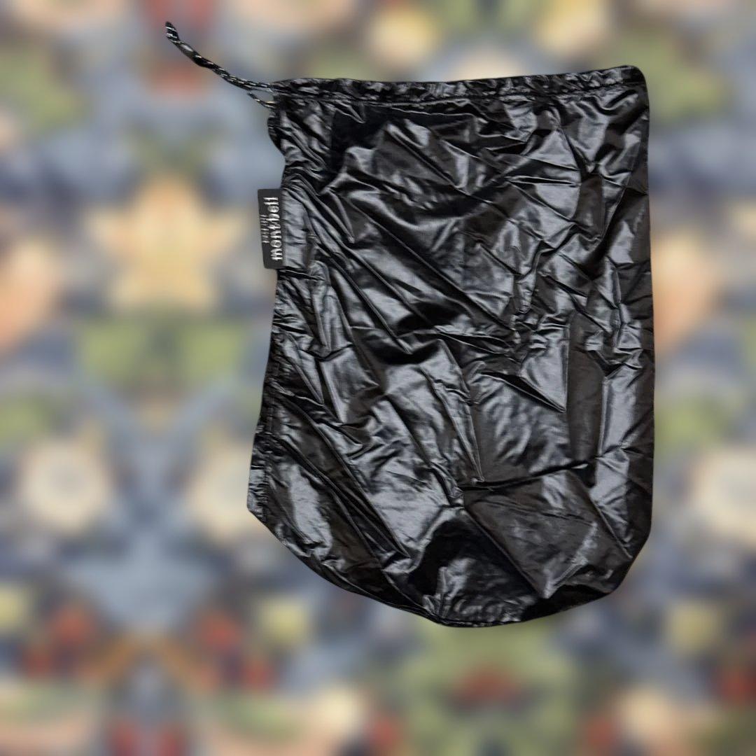 mont-bell フード付きロングダウンジャケット ブラック