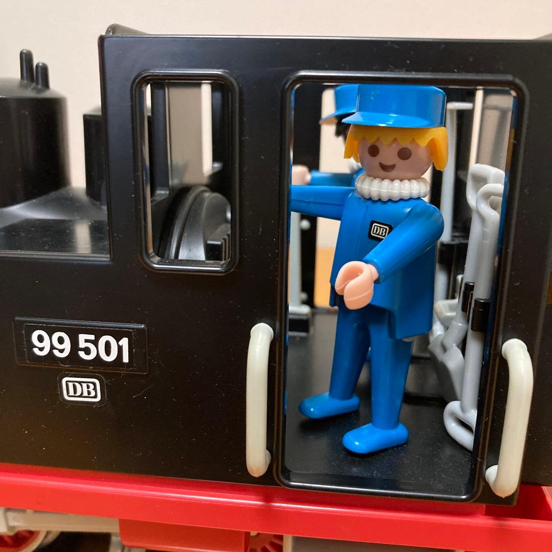 古いプレイモビル　客車列車セット