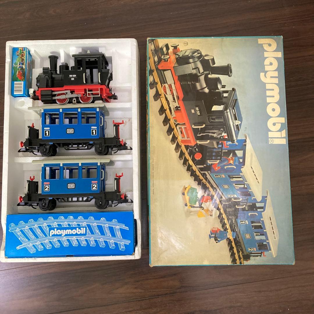 古いプレイモビル　客車列車セット
