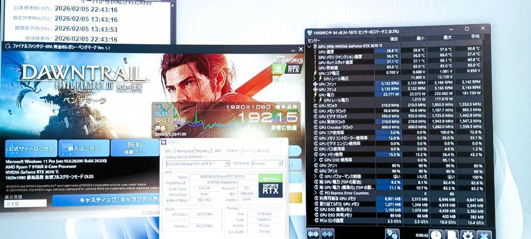 グラフィックボード・グラボ・ビデオカード ELSA GeForce RTX 3070Ti ERAZOR