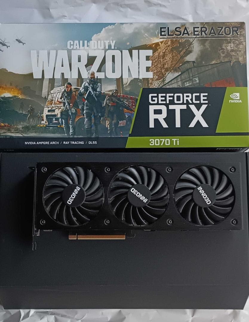 グラフィックボード・グラボ・ビデオカード ELSA GeForce RTX 3070Ti ERAZOR