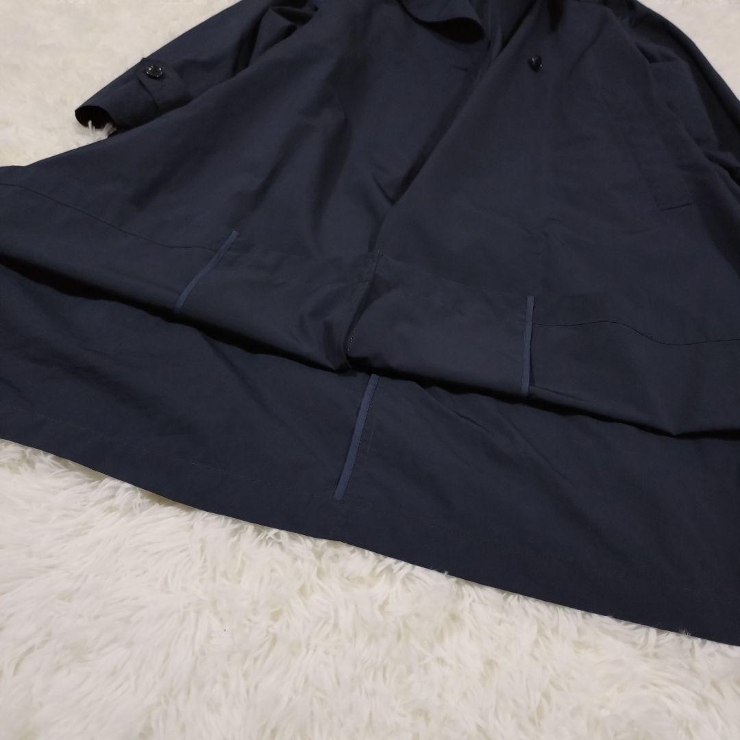 イエナ IENA Pe/ポプリンオーバートレンチコート ネイビー