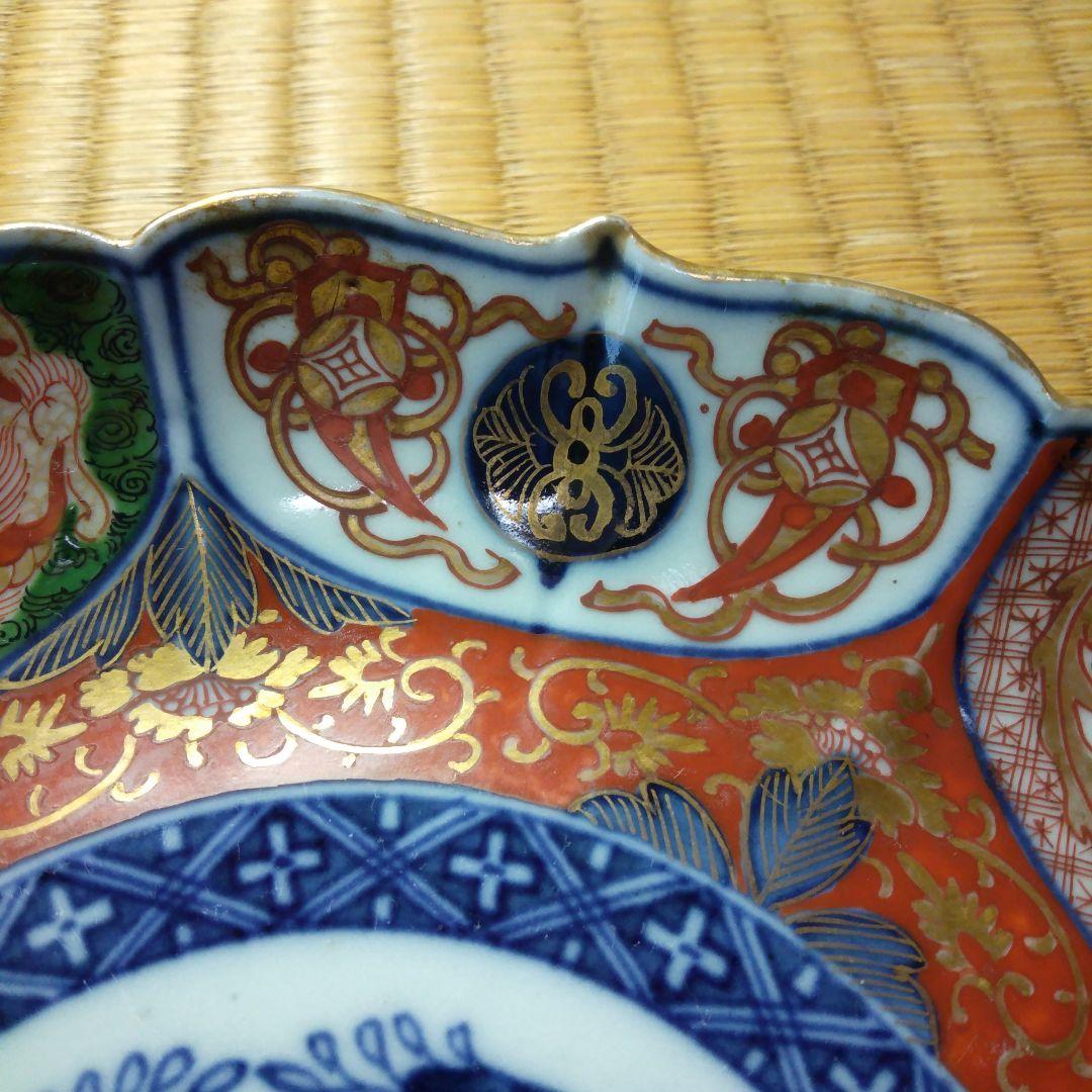 九谷焼　骨董品　今里赤絵大皿　10枚　伝統工芸品