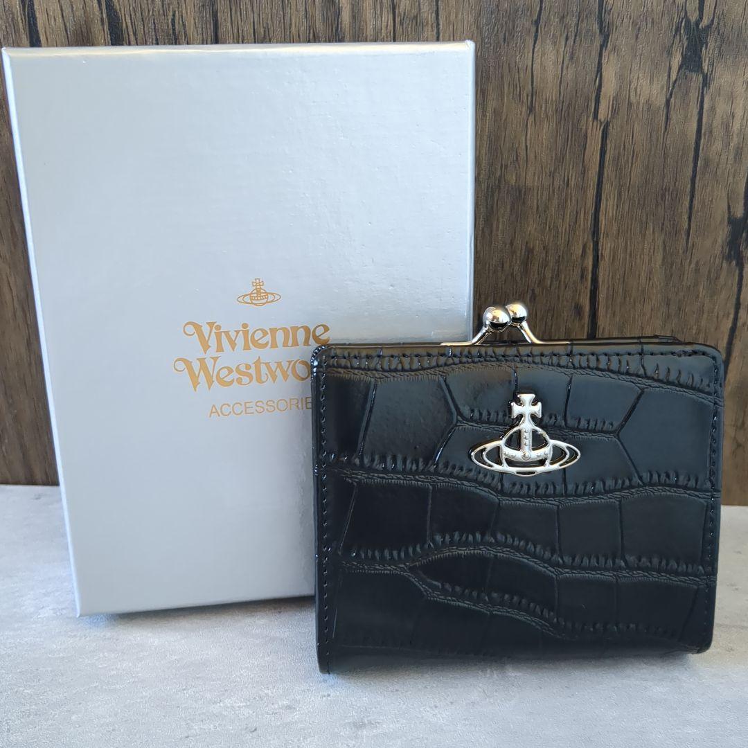 【新品】ヴィヴィアンウエストウッド　二つ折り財布　がま口