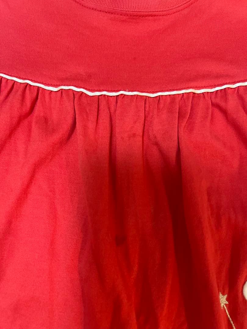 familiar 赤いチュニック 100cm 現行