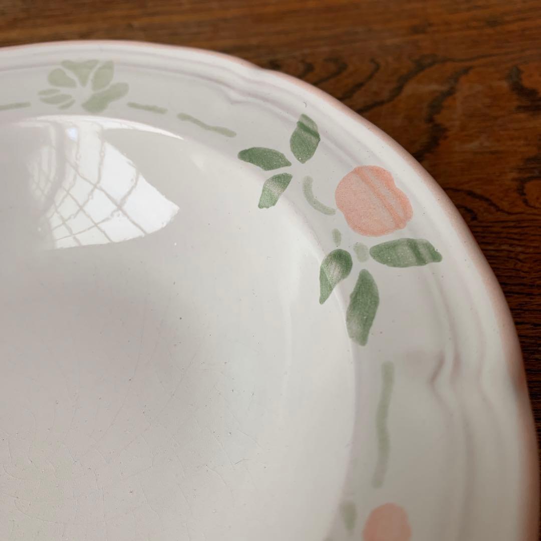 made in France ニーデルヴィレ ハンドペイント　スープ皿　深皿