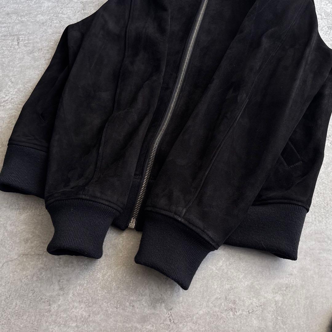 極美品■ロンハーマン 【XL】本革 スエード レザージャケット ブルゾン 黒