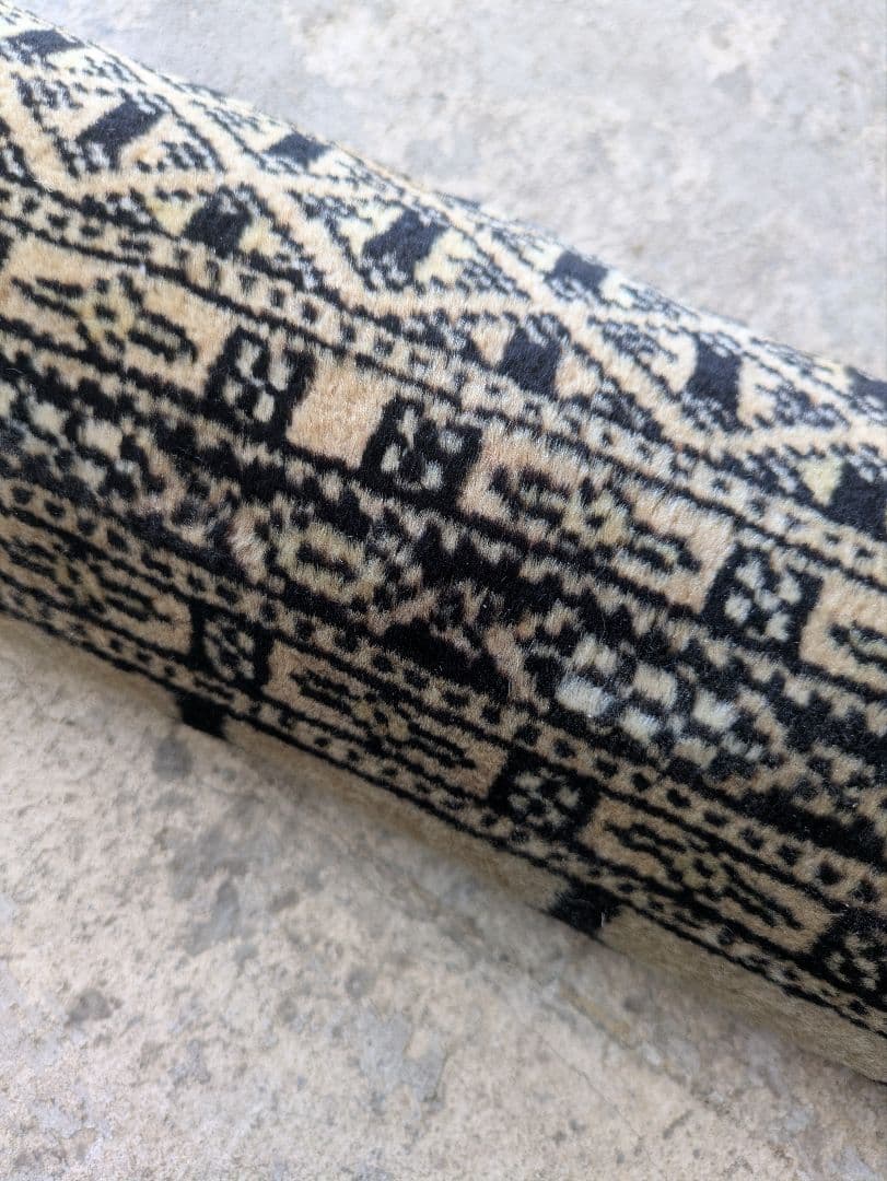 ヴィンテージラグ 絨毯 幾何学模様 ウールラグ