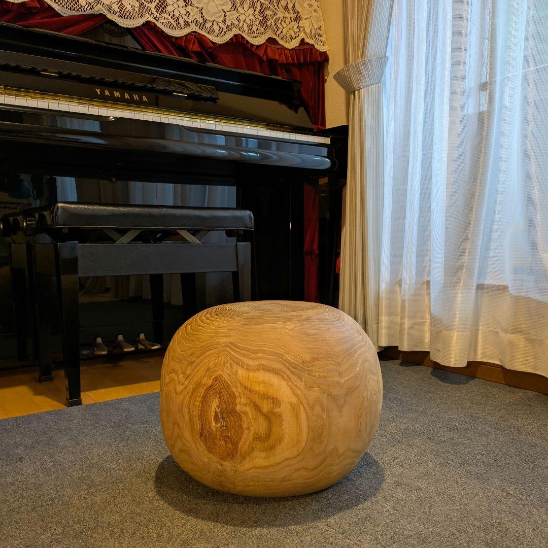 tenten　栗　天然木　丸型　切り株　丸太　高さ約30㎝