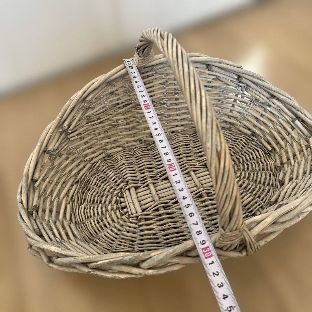 ザラホーム　かご　シャビー　2点セット　バスケット