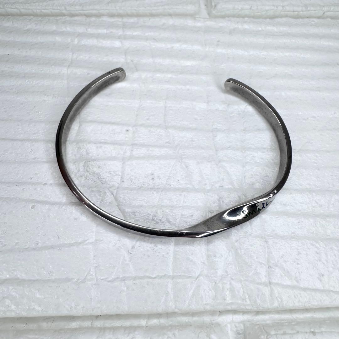 【人気】Paul Smithポールスミス シルバー バングル ツイスト