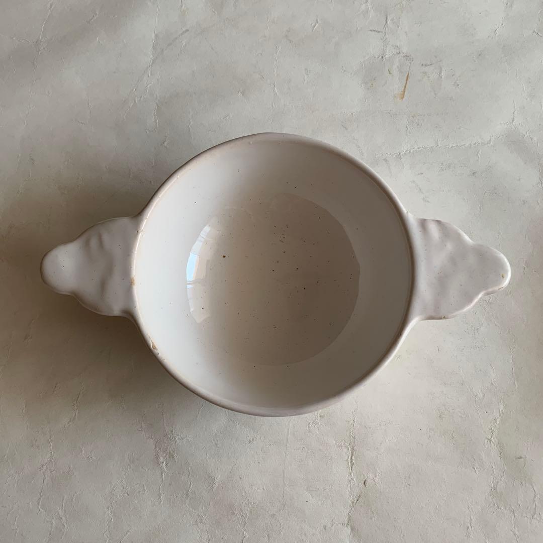 アンティーク　ムスティエ　両手付きカップ