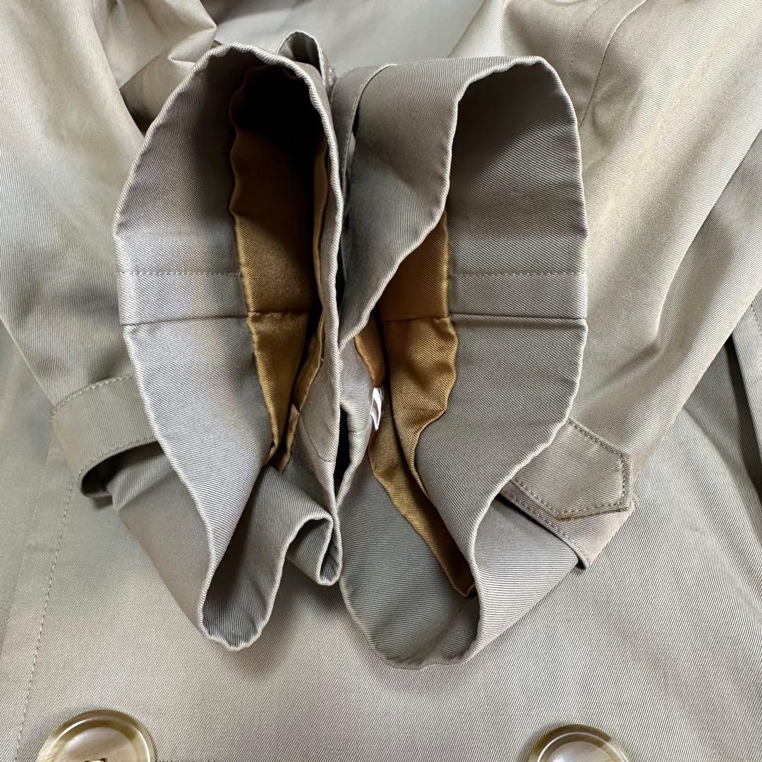 バーバリーズ トレンチコート カーキ ノバチェック ヴィンテージ メンズ L相当