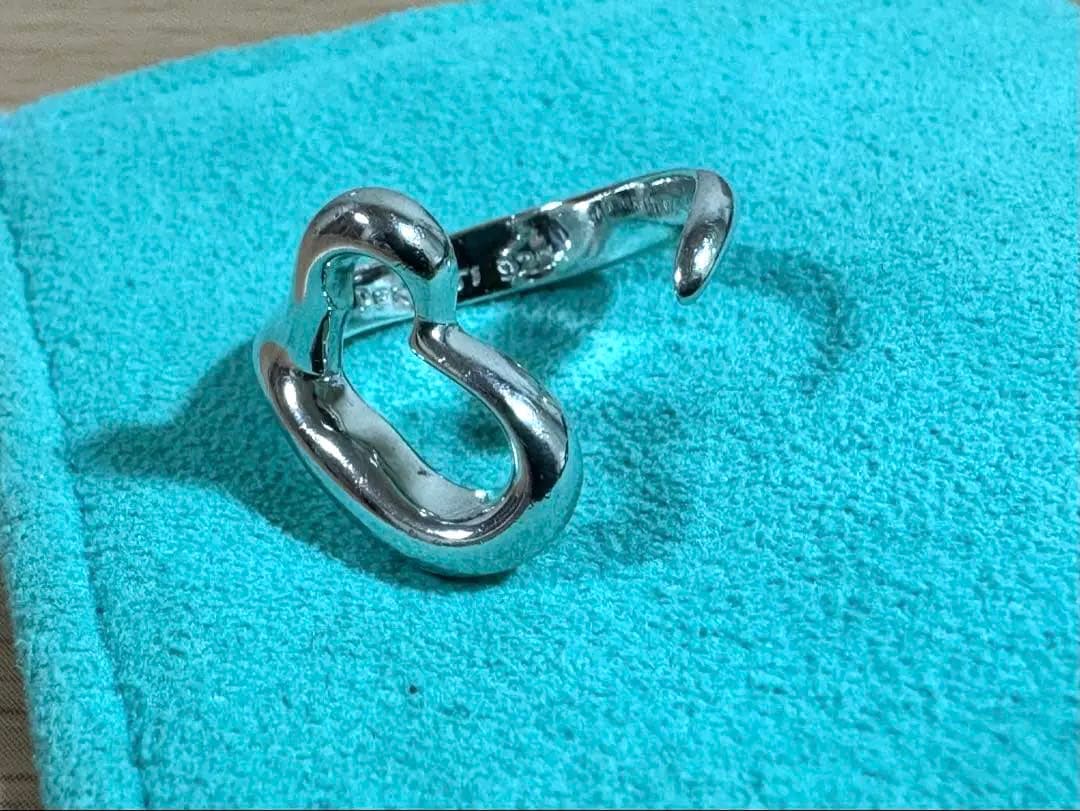 ティファニー オープンハートリング 13号　SV925