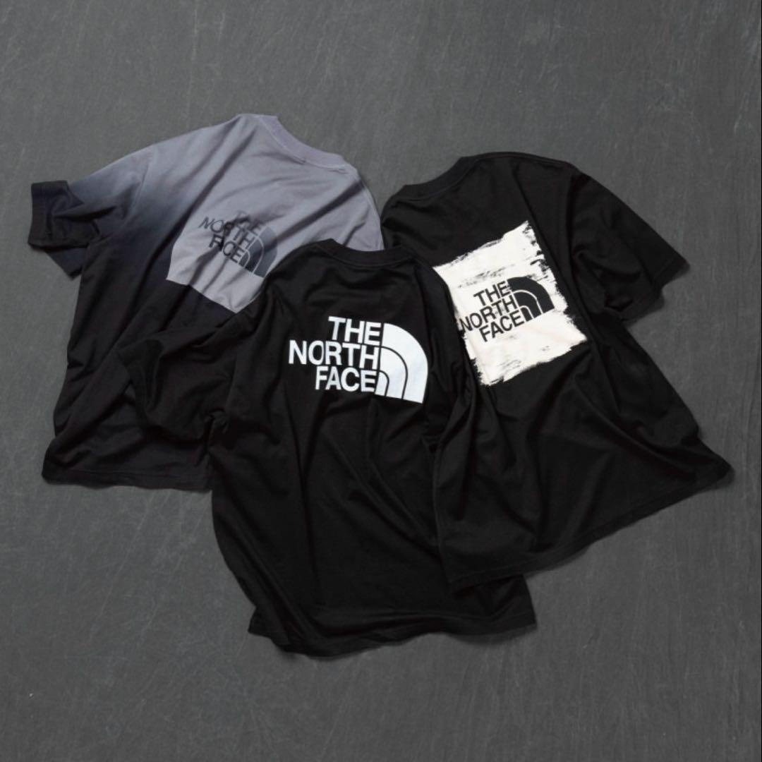 ノースフェイス直営店限定【L】Gradation Square Logo Tee