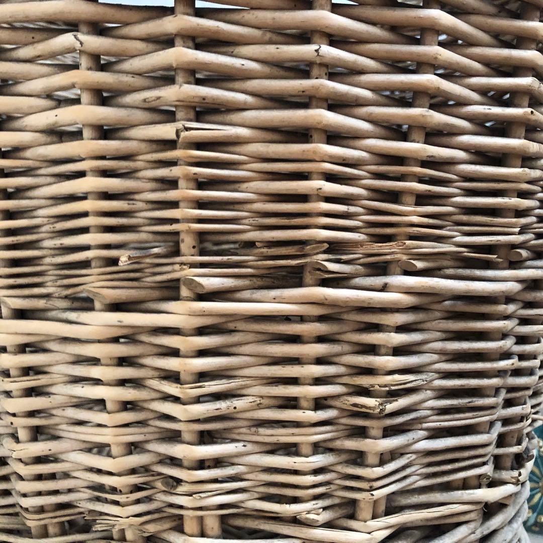 【大幅値下げ・再開】大きなフレンチアンティークパニエ（かご/バスケット）