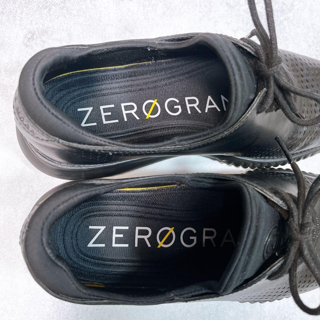 極美品【コールハーン】ゼログランド (8) レーザー ウィング　オックスフォード