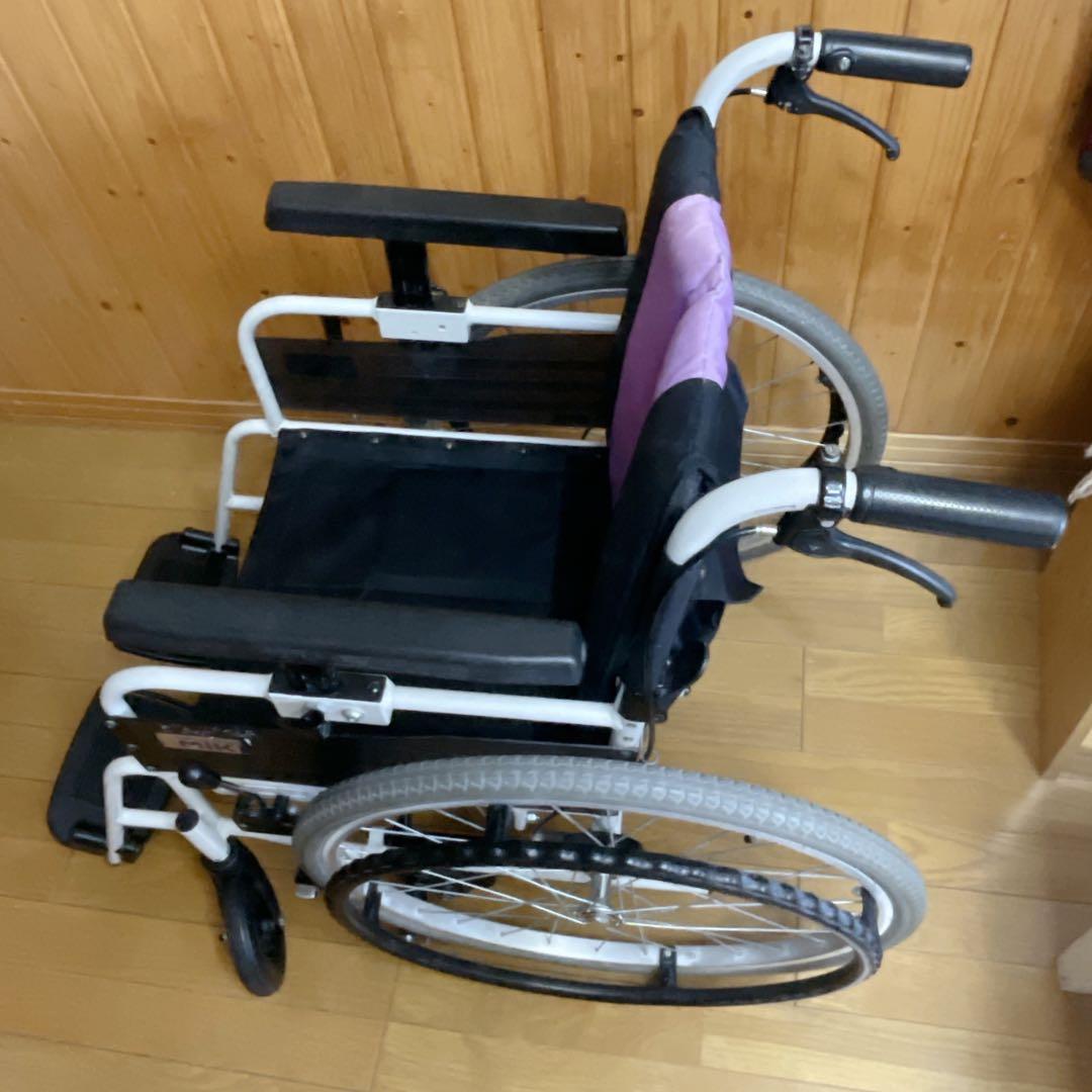 自動ブレーキ転倒防止機能 ミキ とまっティ MBY-41B Miki自走用車椅子