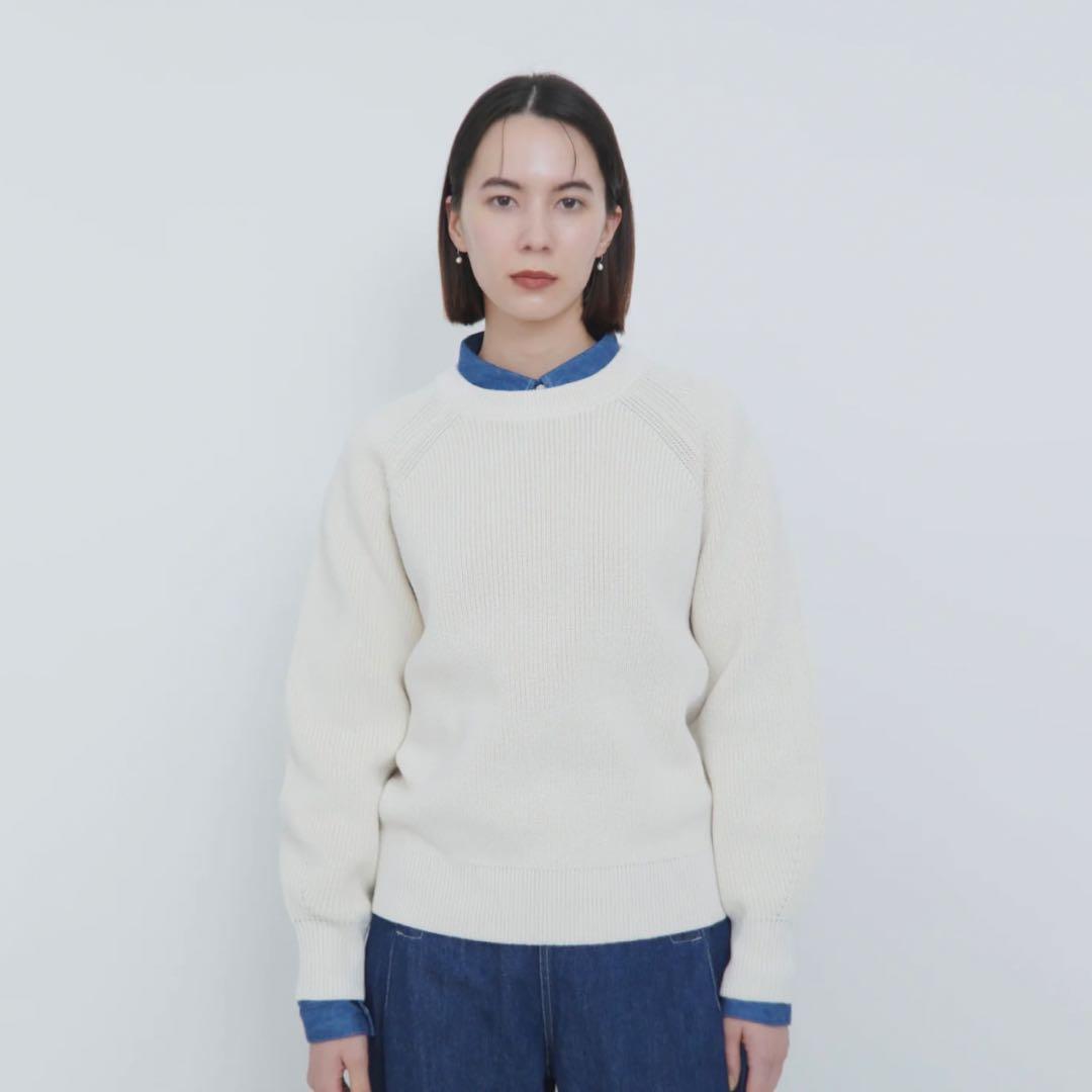 lelill ドライプレーティング畦プルオーバー