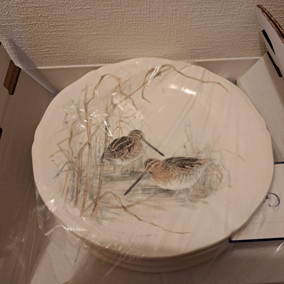 Gien ジアン ソローニュ sologne 皿 23cm プレート 6枚