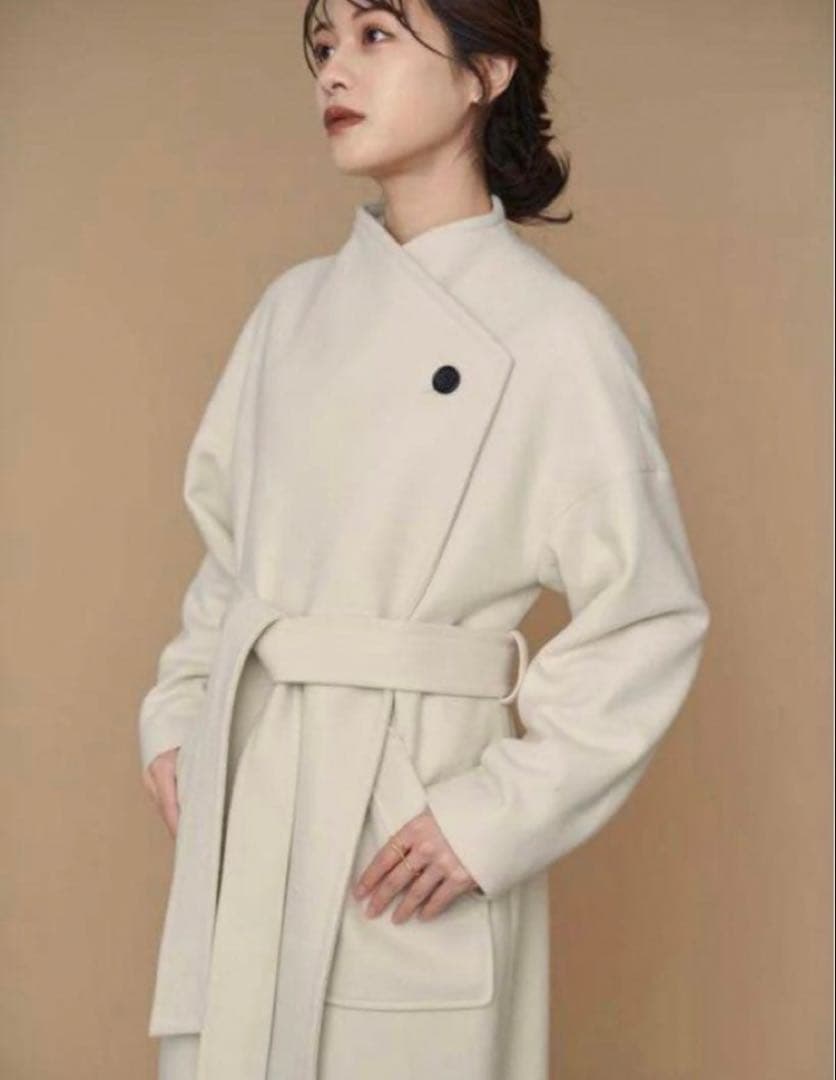 L'Or Wide Lapel Long Coat かじまり　【クリーニング済】