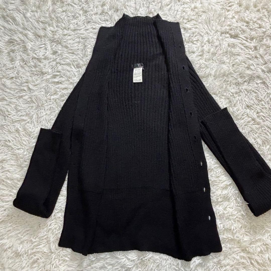 Y's ワイズYOHJI YAMAMOTOカーディガン ハイネック ウール 3