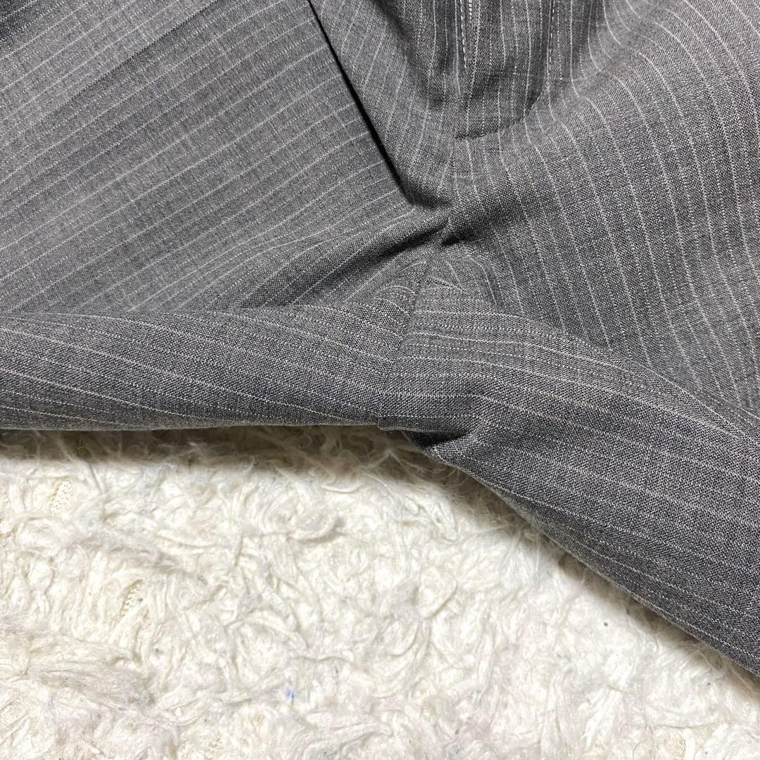 美品✨Burberry スーツ セットアップ M ストレッチ グレー ビジネス