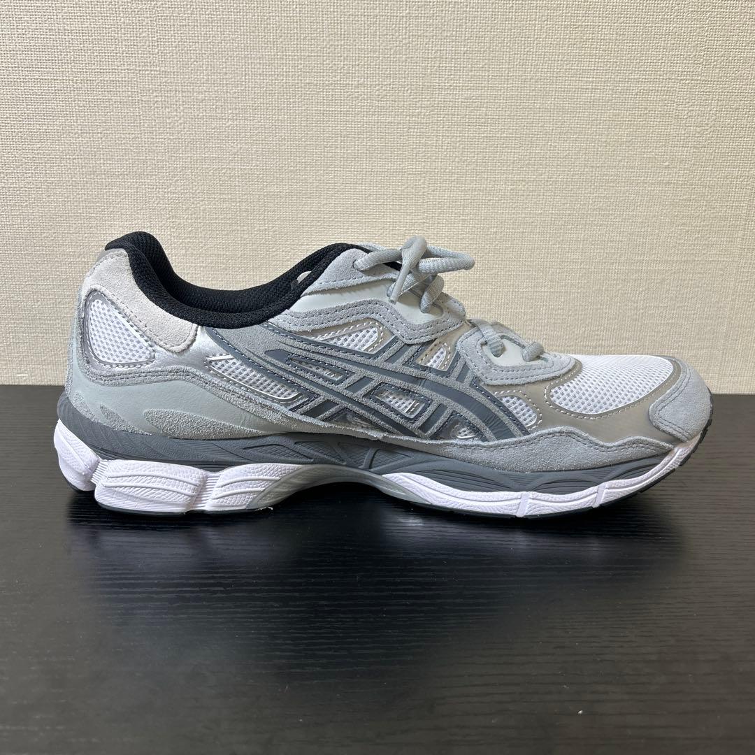靴 asics Gel-NYC \"White/Steel Grey\"