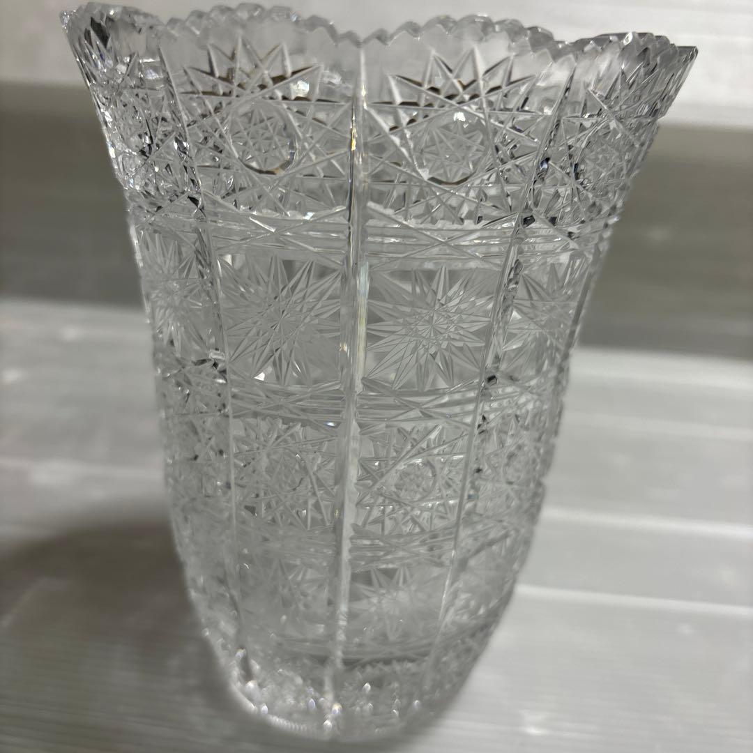 花瓶　　クリスタルガラス